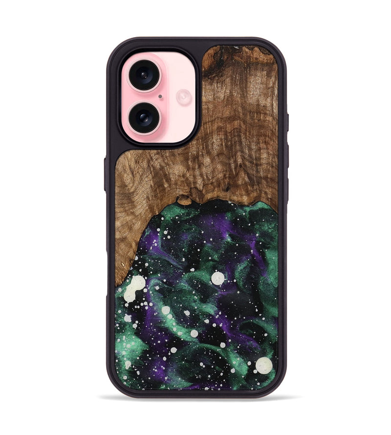 iPhone 16 Wood Phone Case - Misbah (Cosmos, 741665)