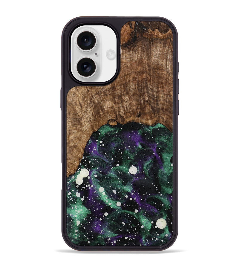 iPhone 16 Plus Wood Phone Case - Misbah (Cosmos, 741665)