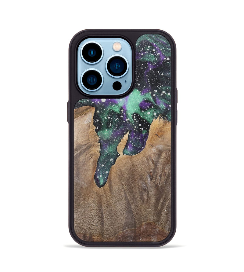 iPhone 14 Pro Wood Phone Case - Sheela (Cosmos, 741668)