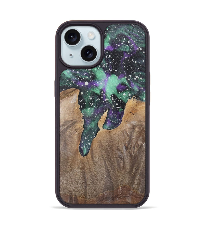 iPhone 15 Wood Phone Case - Sheela (Cosmos, 741668)