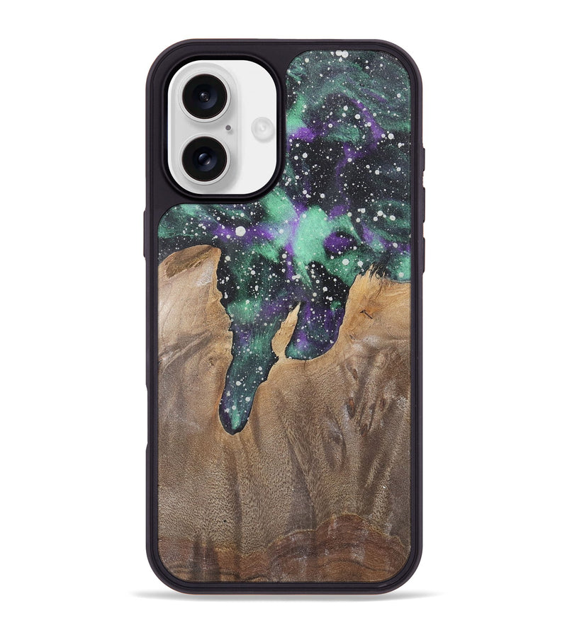 iPhone 16 Plus Wood Phone Case - Sheela (Cosmos, 741668)