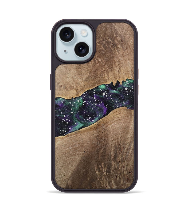 iPhone 15 Wood Phone Case - Trever (Cosmos, 741669)