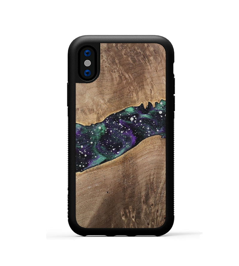 iPhone Xs Wood Phone Case - Trever (Cosmos, 741669)