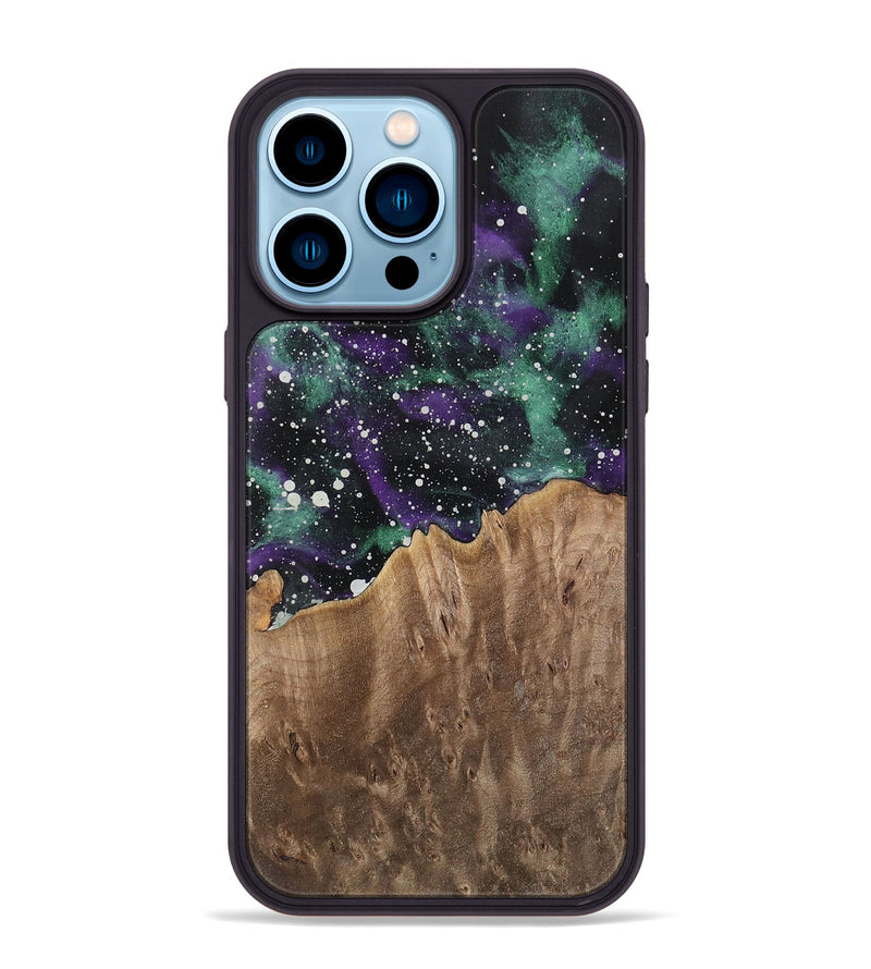 iPhone 14 Pro Max Wood Phone Case - Roll (Cosmos, 741670)