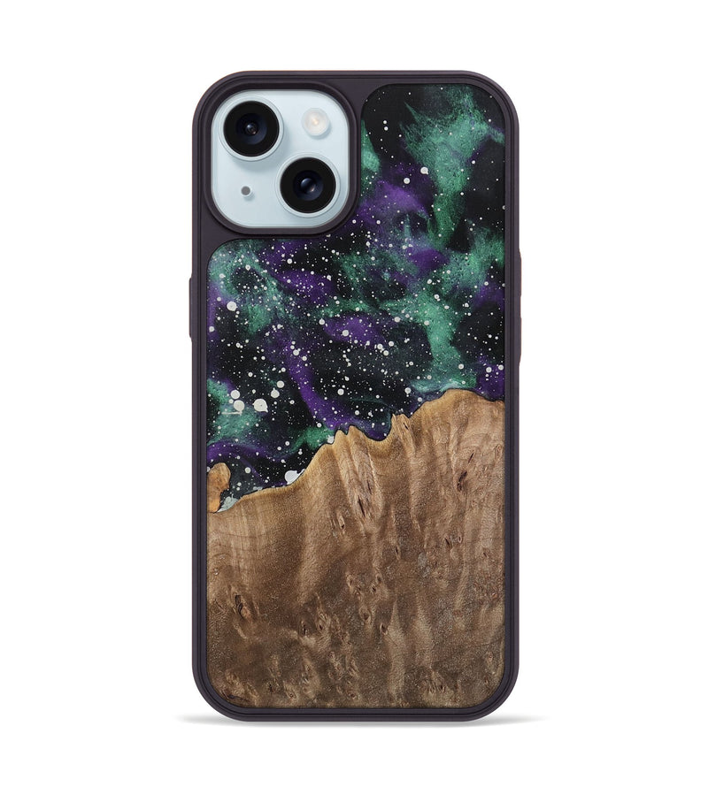 iPhone 15 Wood Phone Case - Roll (Cosmos, 741670)