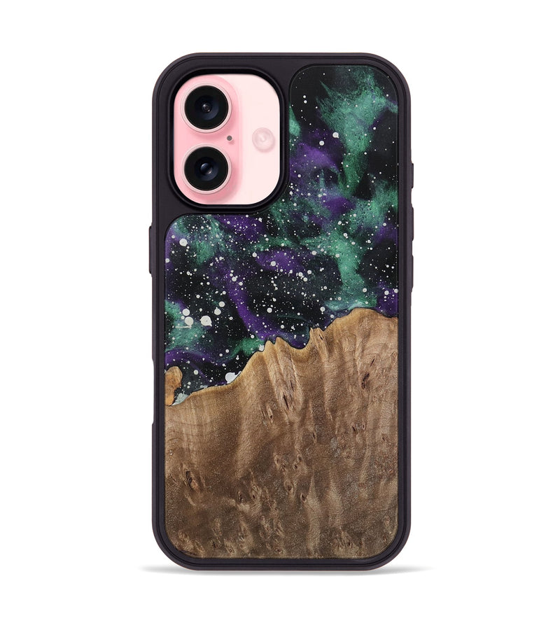 iPhone 16 Wood Phone Case - Roll (Cosmos, 741670)