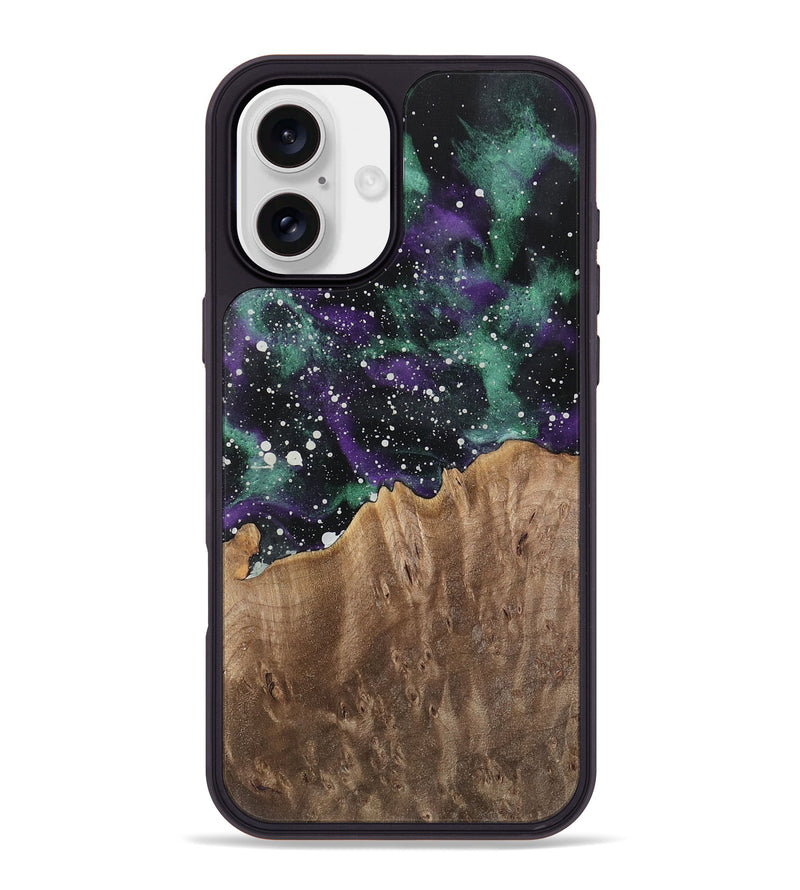 iPhone 16 Plus Wood Phone Case - Roll (Cosmos, 741670)