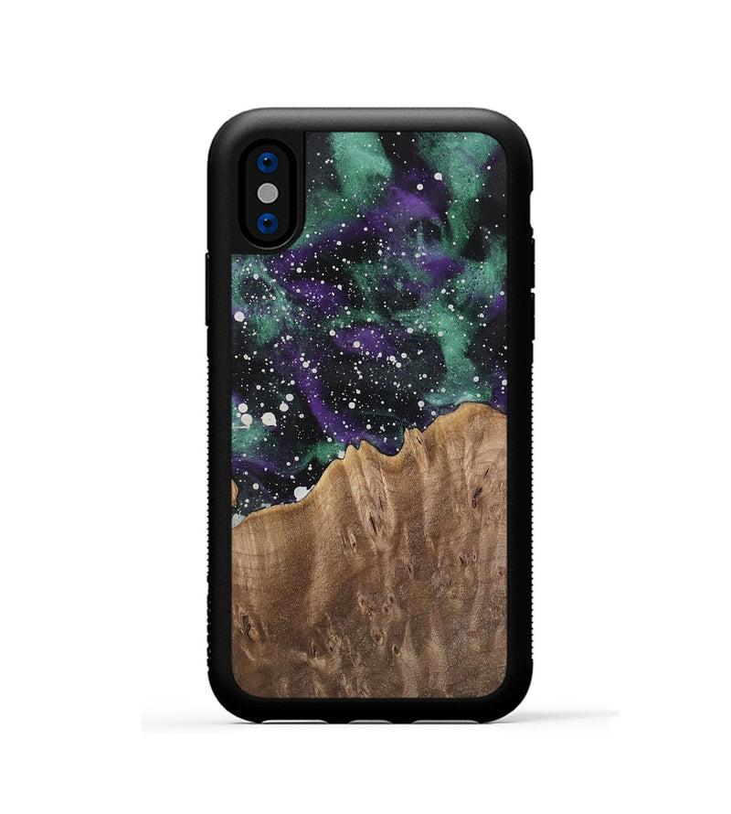 iPhone Xs Wood Phone Case - Roll (Cosmos, 741670)