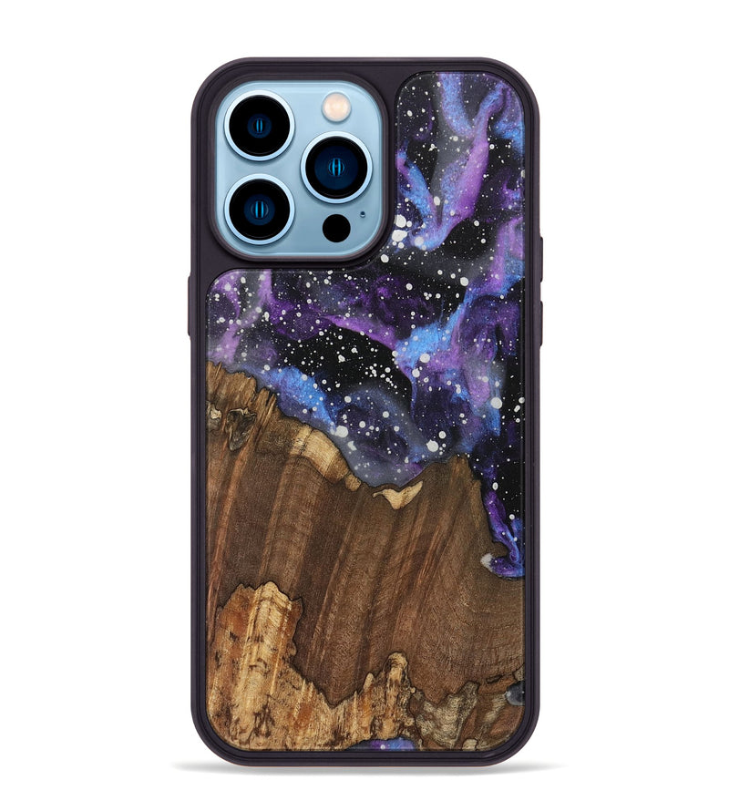 iPhone 14 Pro Max Wood Phone Case - Badri (Cosmos, 741680)