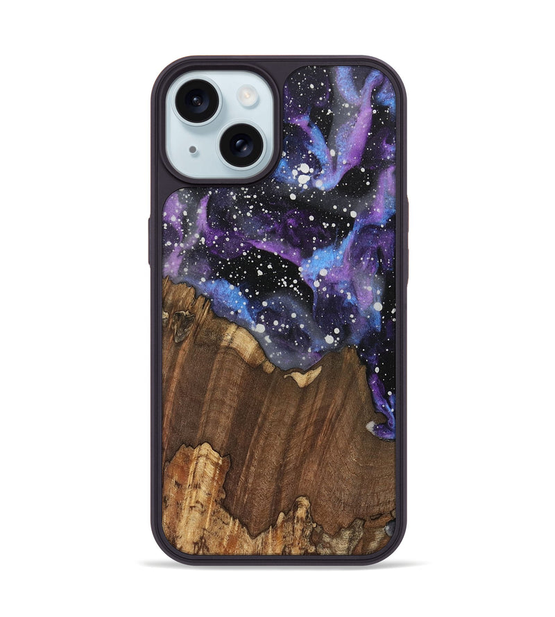 iPhone 15 Wood Phone Case - Badri (Cosmos, 741680)