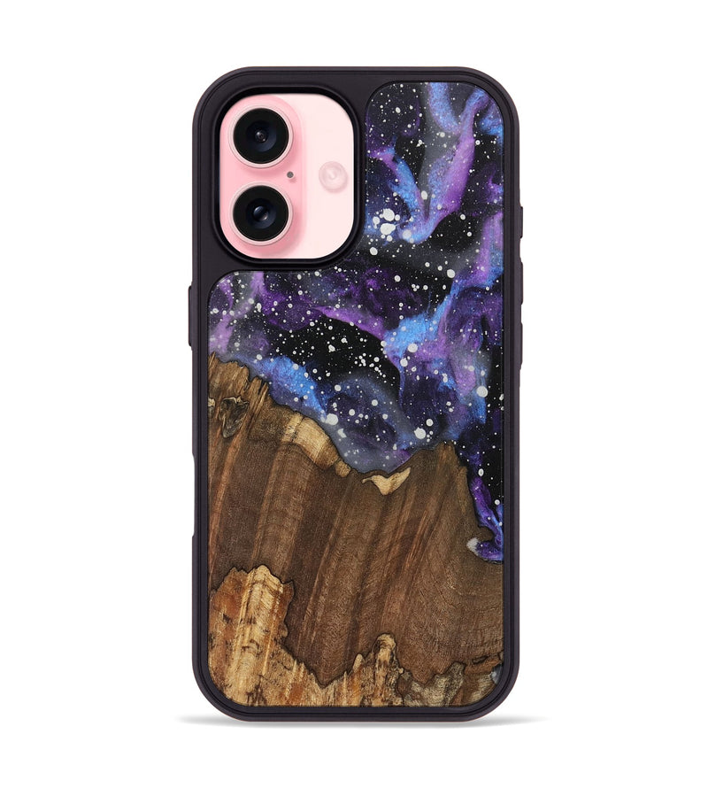 iPhone 16 Wood Phone Case - Badri (Cosmos, 741680)