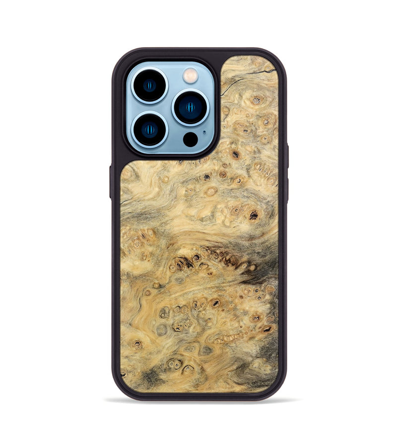 iPhone 14 Pro Wood Phone Case - Alvis (Wood Burl, 741683)