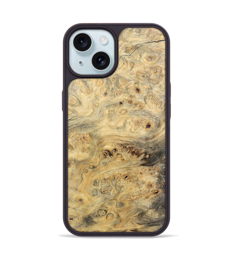 iPhone 15 Wood Phone Case - Alvis (Wood Burl, 741683)