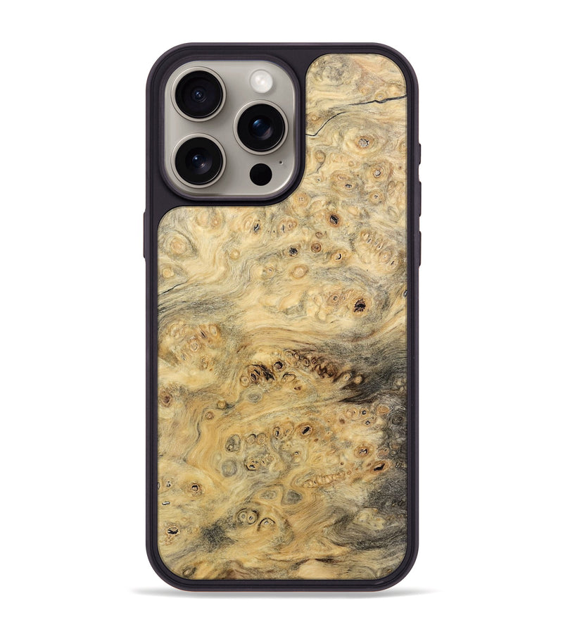 iPhone 15 Pro Max Wood Phone Case - Alvis (Wood Burl, 741683)