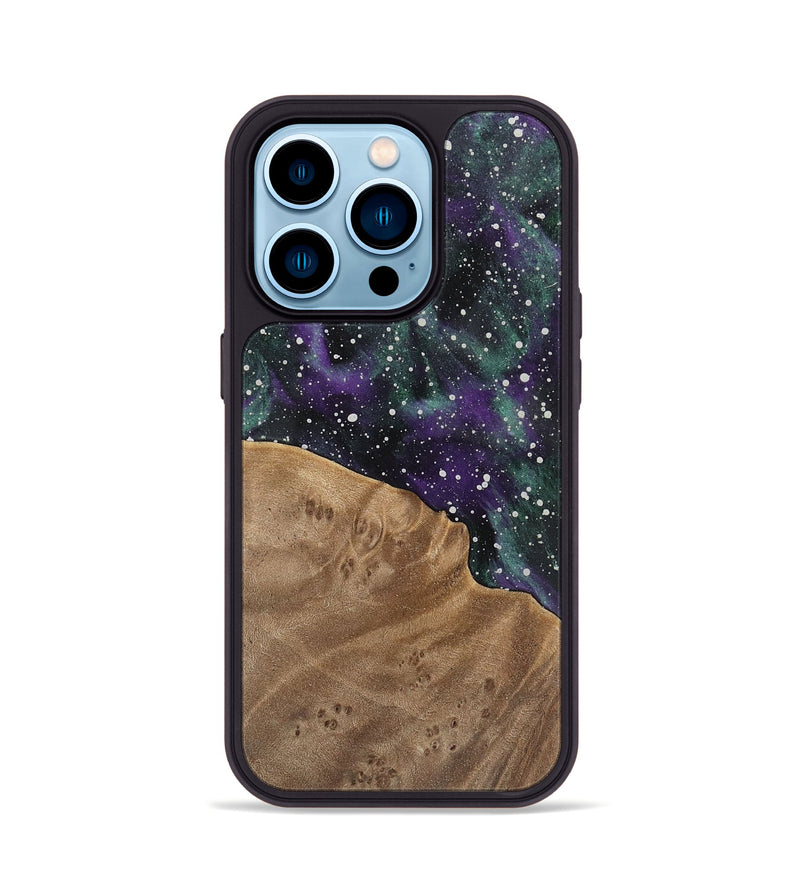 iPhone 14 Pro Wood Phone Case - Engi (Cosmos, 741684)