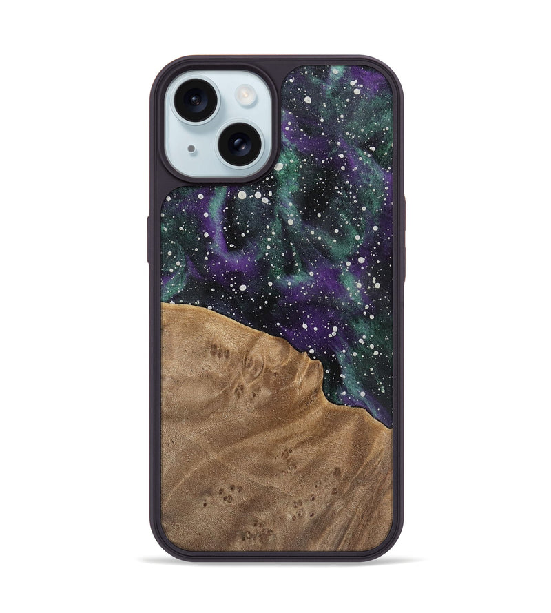 iPhone 15 Wood Phone Case - Engi (Cosmos, 741684)