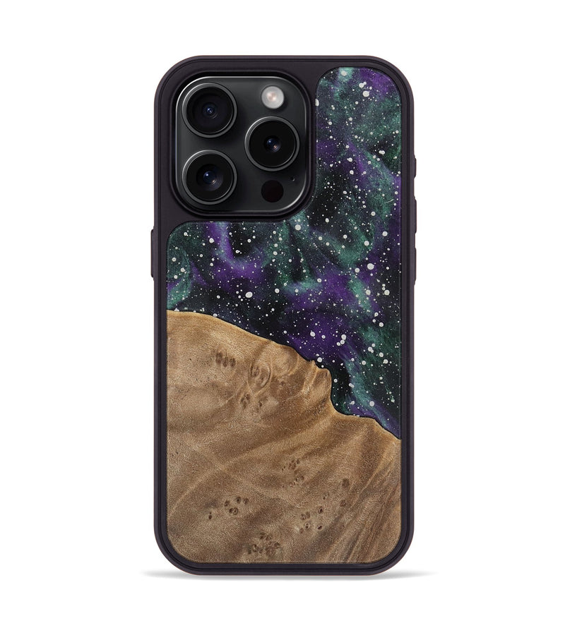 iPhone 15 Pro Wood Phone Case - Engi (Cosmos, 741684)