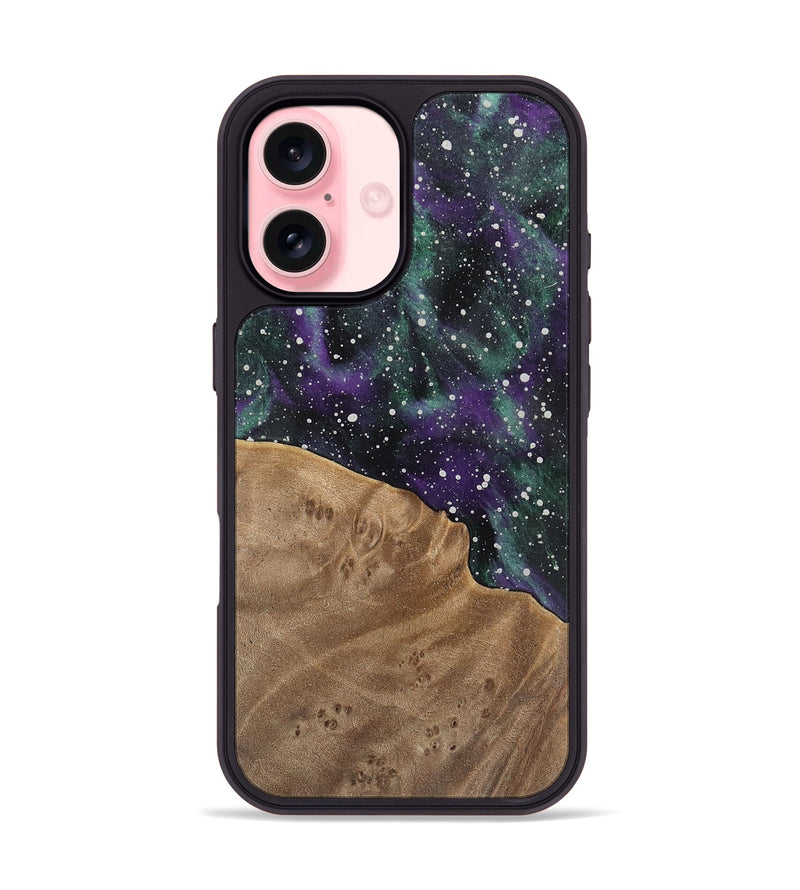 iPhone 16 Wood Phone Case - Engi (Cosmos, 741684)