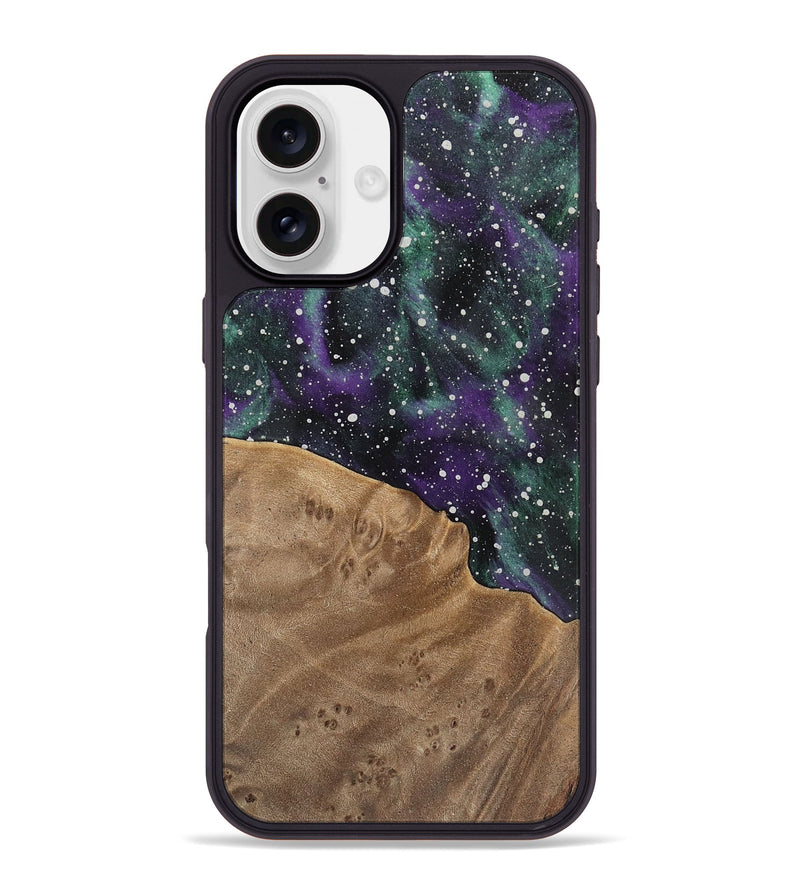 iPhone 16 Plus Wood Phone Case - Engi (Cosmos, 741684)