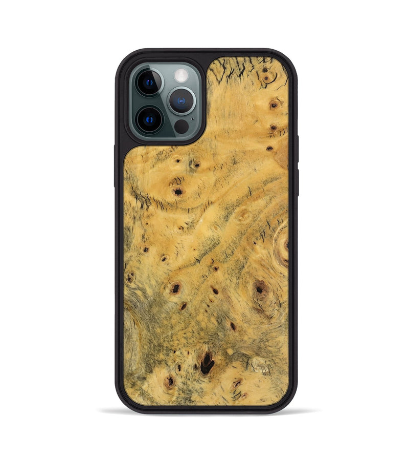 iPhone 12 Pro Wood Phone Case - Saibal (Wood Burl, 741686)