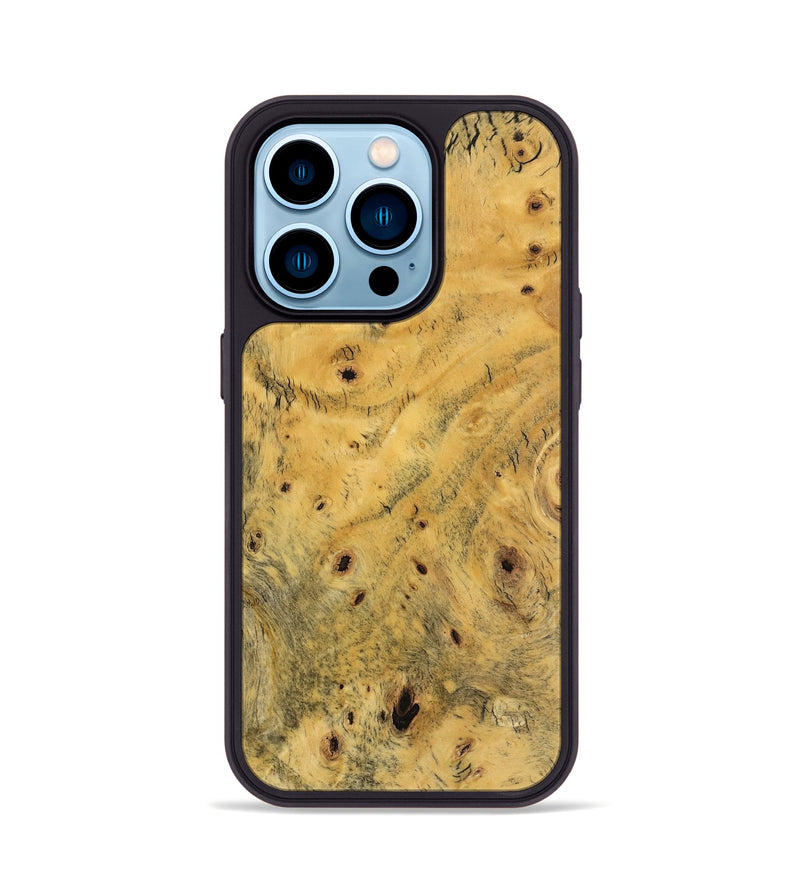 iPhone 14 Pro Wood Phone Case - Saibal (Wood Burl, 741686)