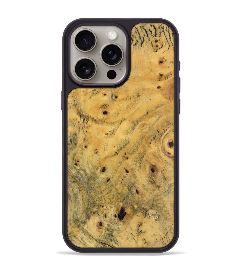 iPhone 15 Pro Max Wood Phone Case - Saibal (Wood Burl, 741686)