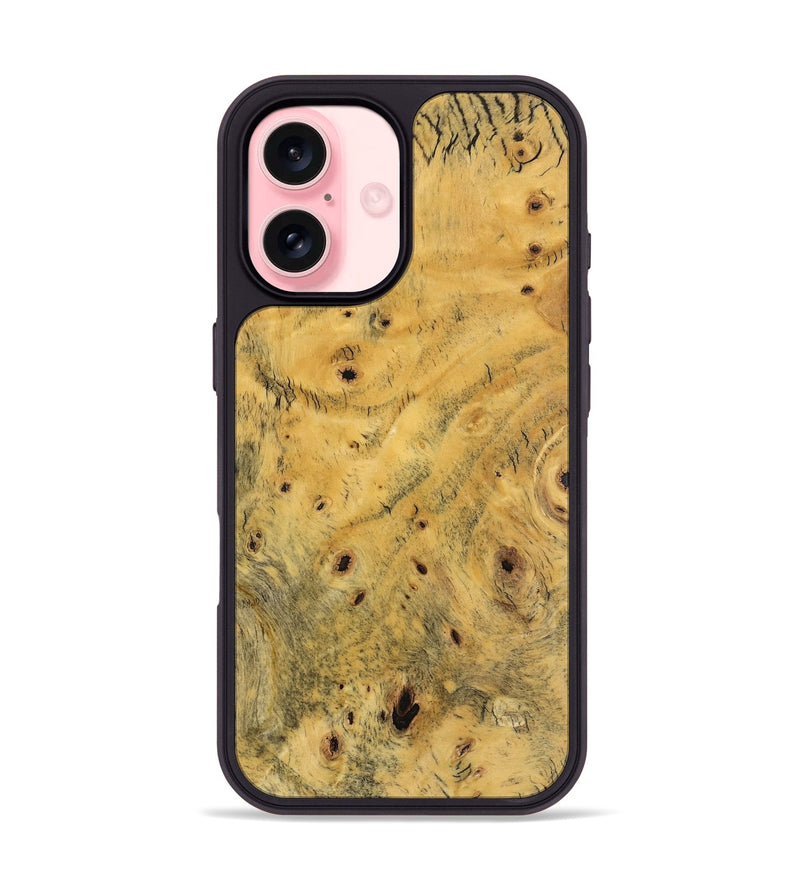 iPhone 16 Wood Phone Case - Saibal (Wood Burl, 741686)