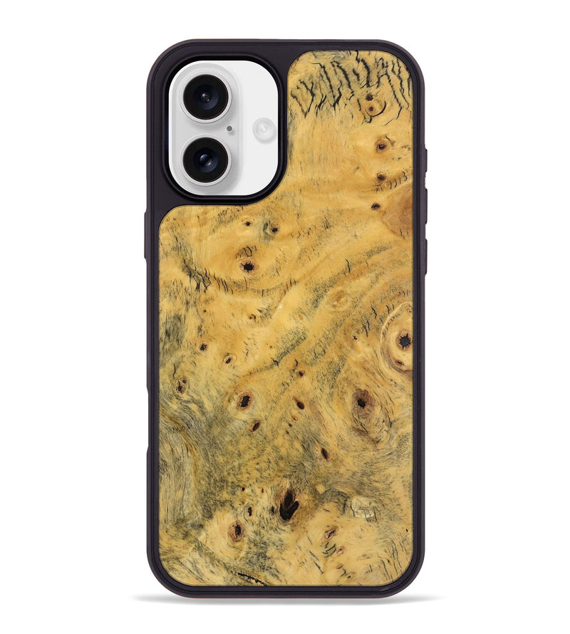 iPhone 16 Plus Wood Phone Case - Saibal (Wood Burl, 741686)