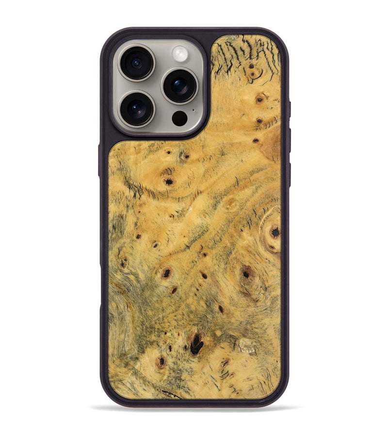 iPhone 16 Pro Max Wood Phone Case - Saibal (Wood Burl, 741686)