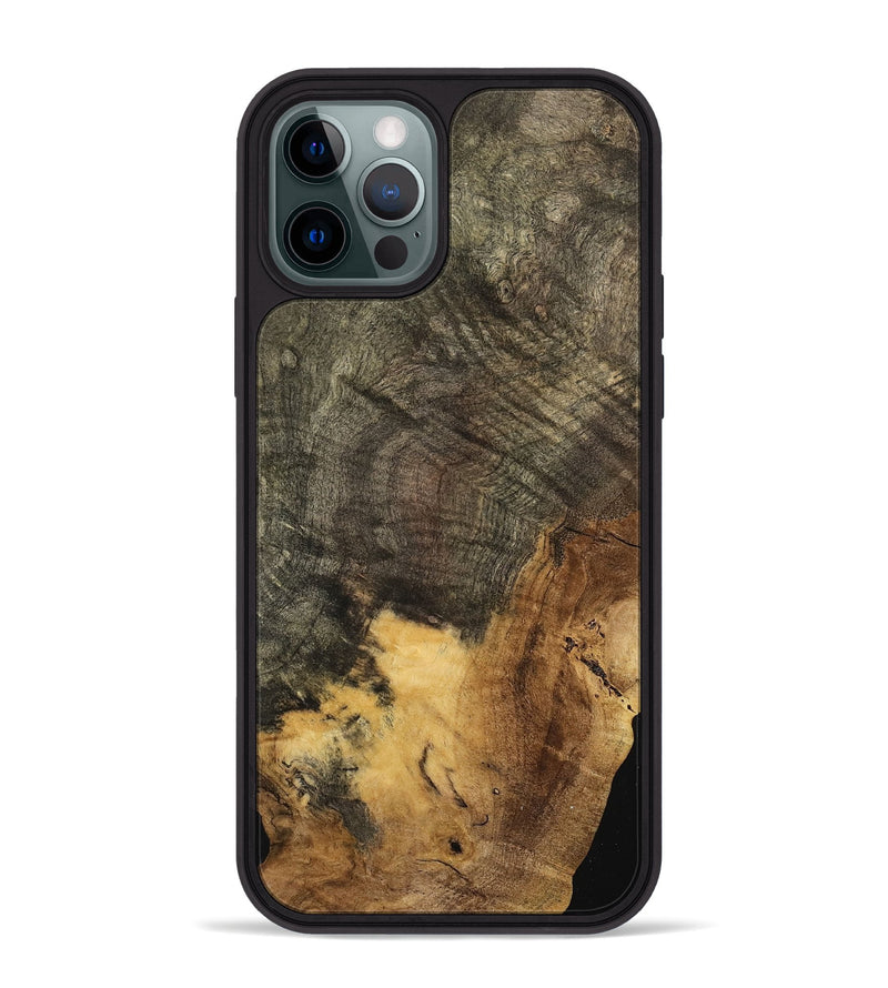 iPhone 12 Pro Max Wood Phone Case - Merritt (Wood Burl, 741687)