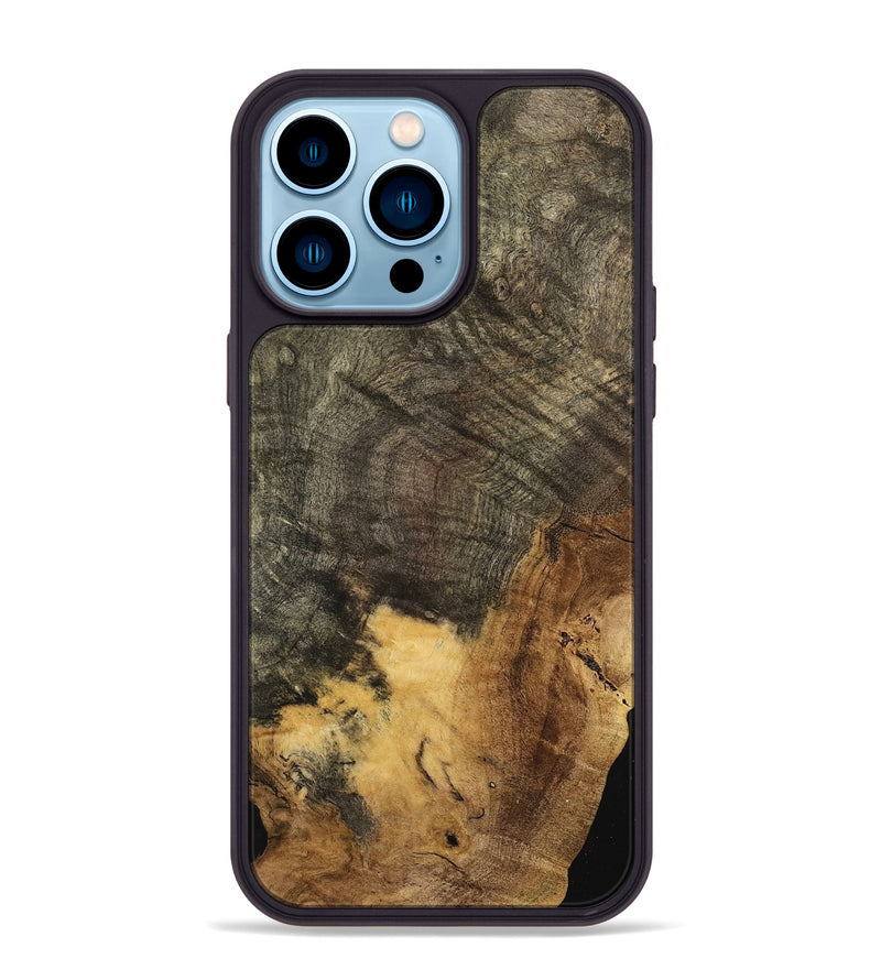 iPhone 14 Pro Max Wood Phone Case - Merritt (Wood Burl, 741687)