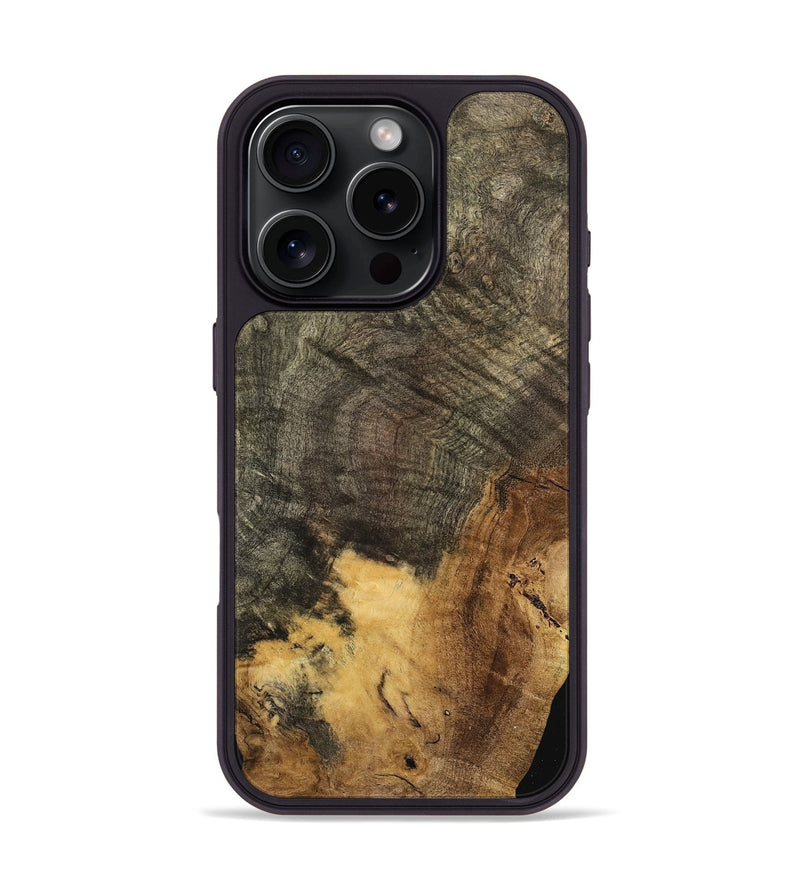 iPhone 16 Pro Wood Phone Case - Merritt (Wood Burl, 741687)