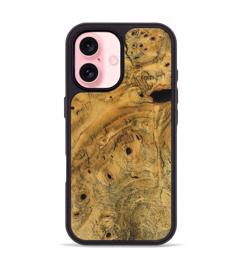 iPhone 16 Wood Phone Case - Ashraf (Wood Burl, 741688)