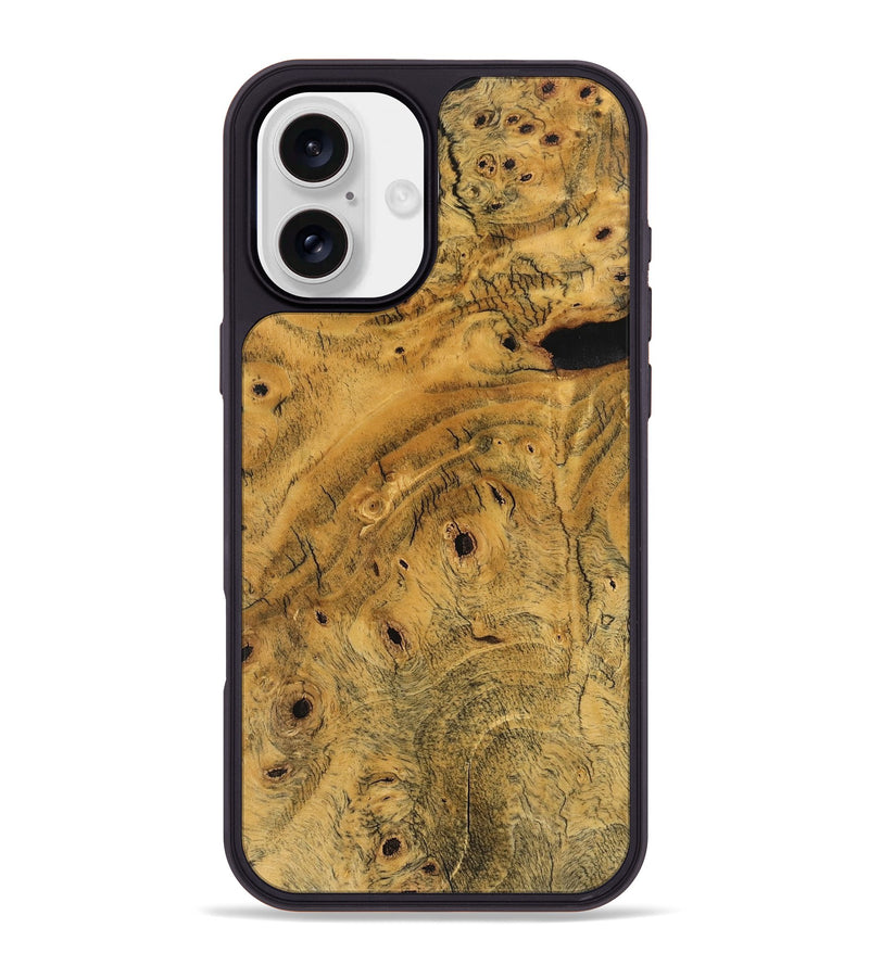 iPhone 16 Plus Wood Phone Case - Ashraf (Wood Burl, 741688)