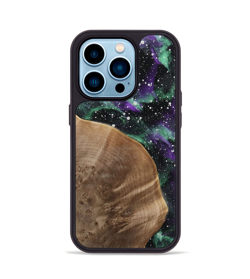 iPhone 14 Pro Wood Phone Case - Lezlee (Cosmos, 741697)