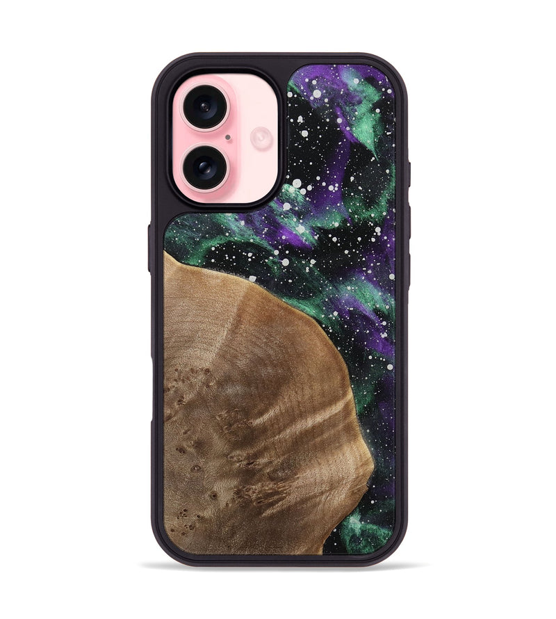 iPhone 16 Wood Phone Case - Lezlee (Cosmos, 741697)