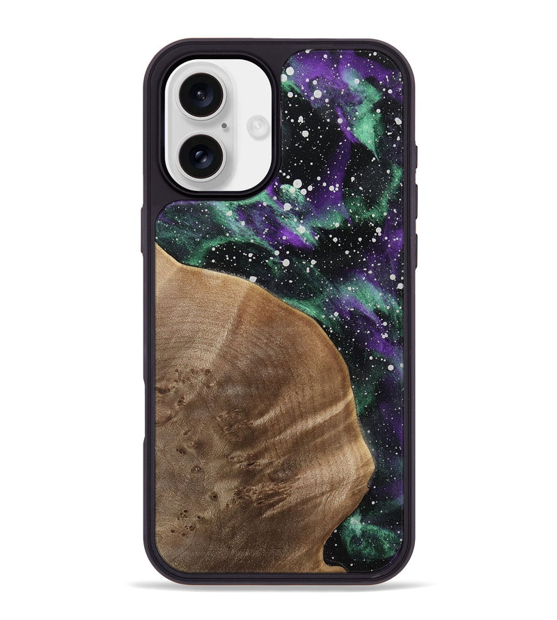 iPhone 16 Plus Wood Phone Case - Lezlee (Cosmos, 741697)