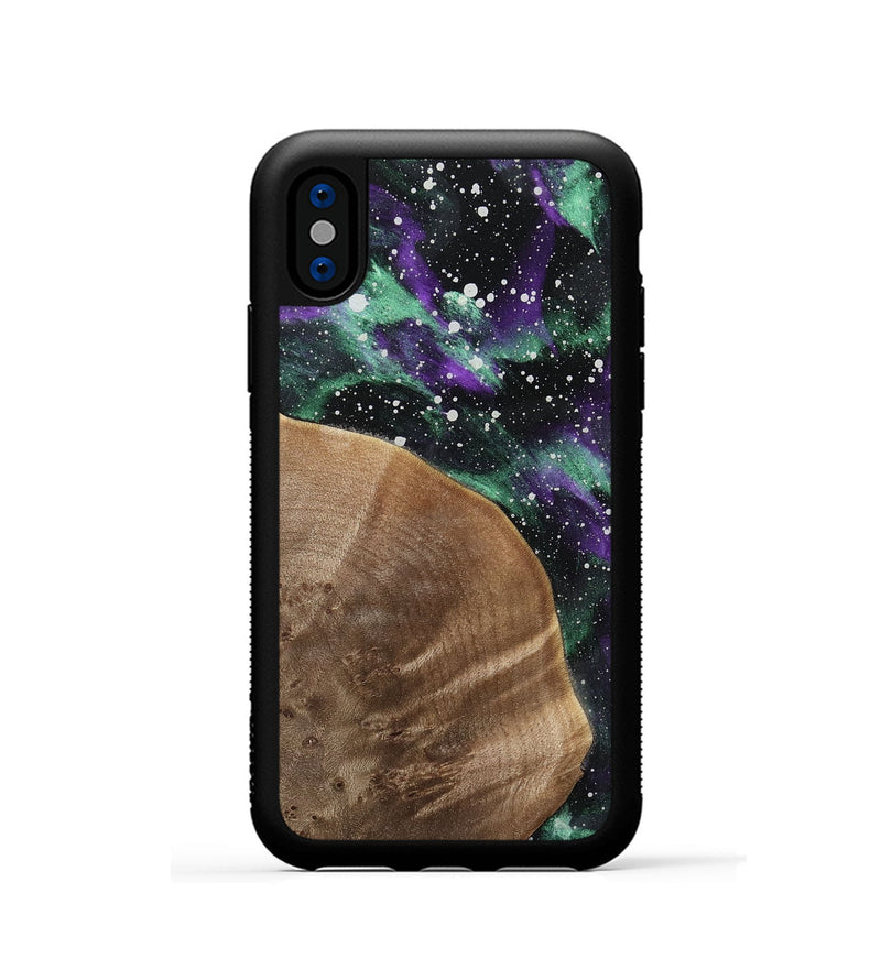 iPhone Xs Wood Phone Case - Lezlee (Cosmos, 741697)