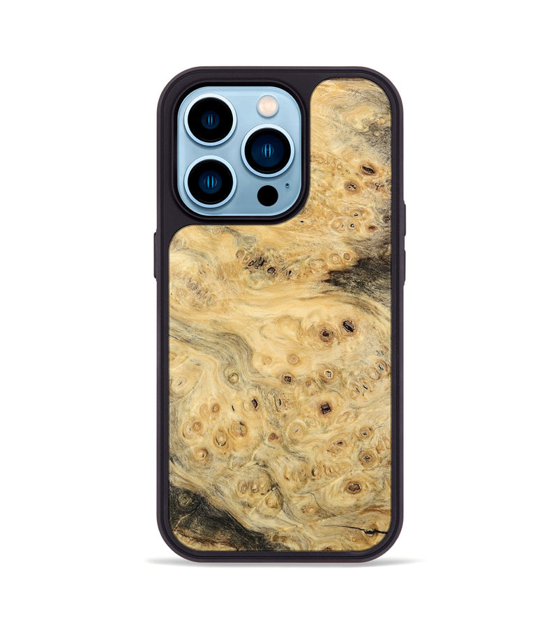 iPhone 14 Pro Wood Phone Case - Viki (Wood Burl, 741698)