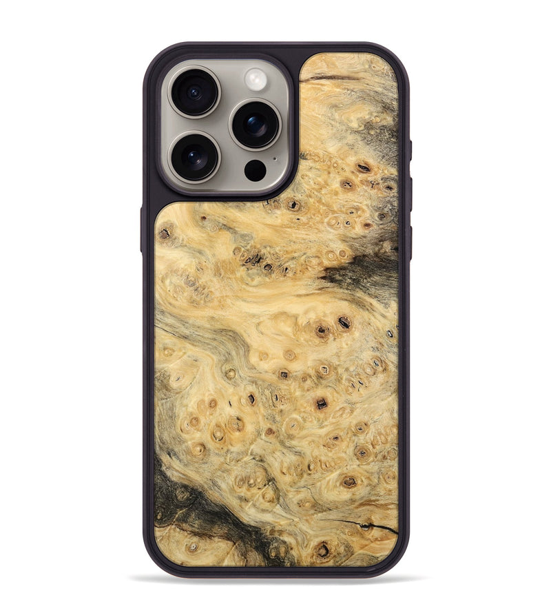 iPhone 15 Pro Max Wood Phone Case - Viki (Wood Burl, 741698)