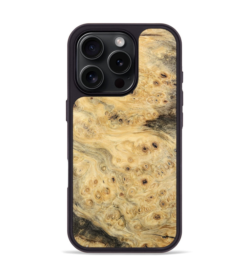 iPhone 16 Pro Wood Phone Case - Viki (Wood Burl, 741698)