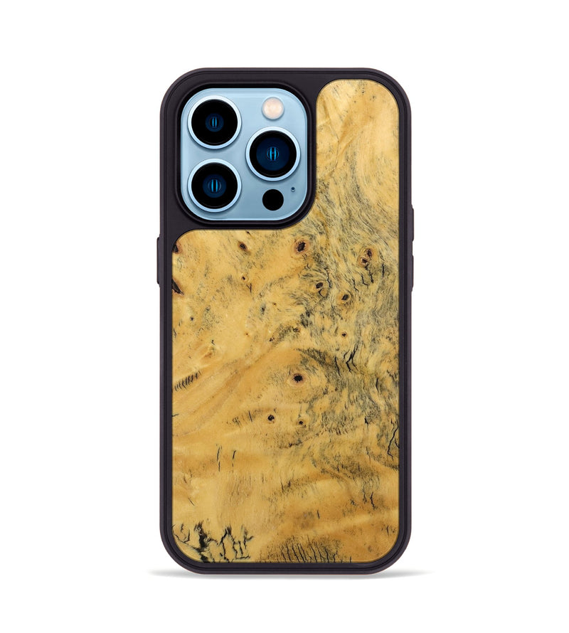 iPhone 14 Pro Wood Phone Case - Miran (Wood Burl, 741699)