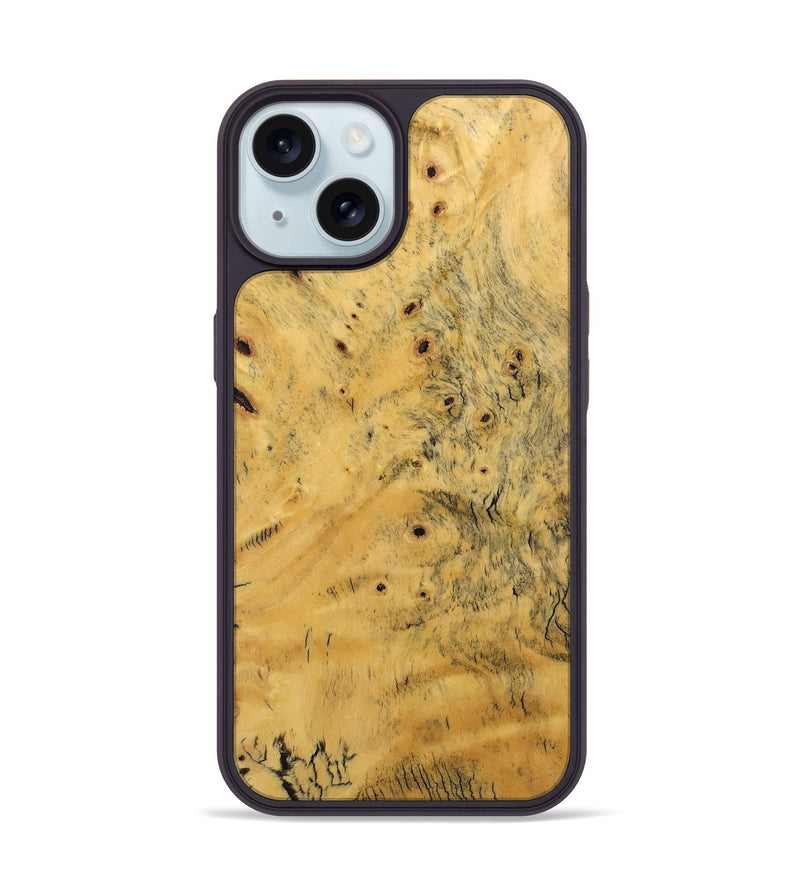 iPhone 15 Wood Phone Case - Miran (Wood Burl, 741699)