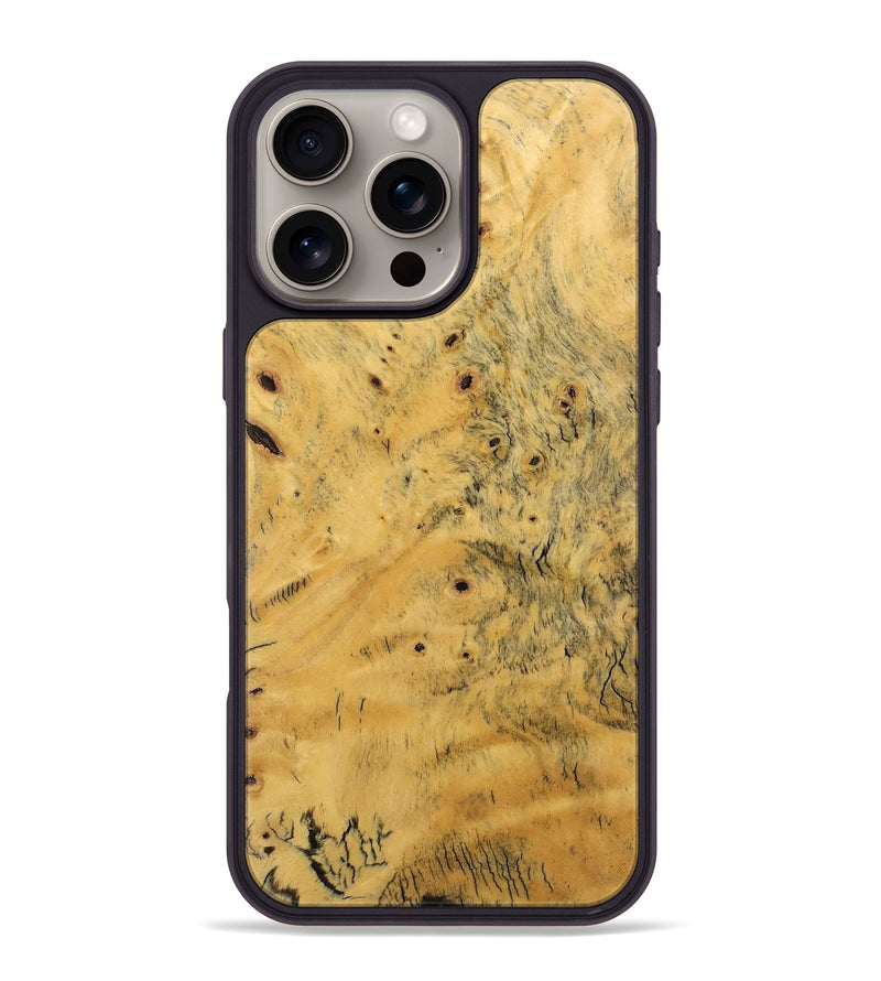 iPhone 16 Pro Max Wood Phone Case - Miran (Wood Burl, 741699)