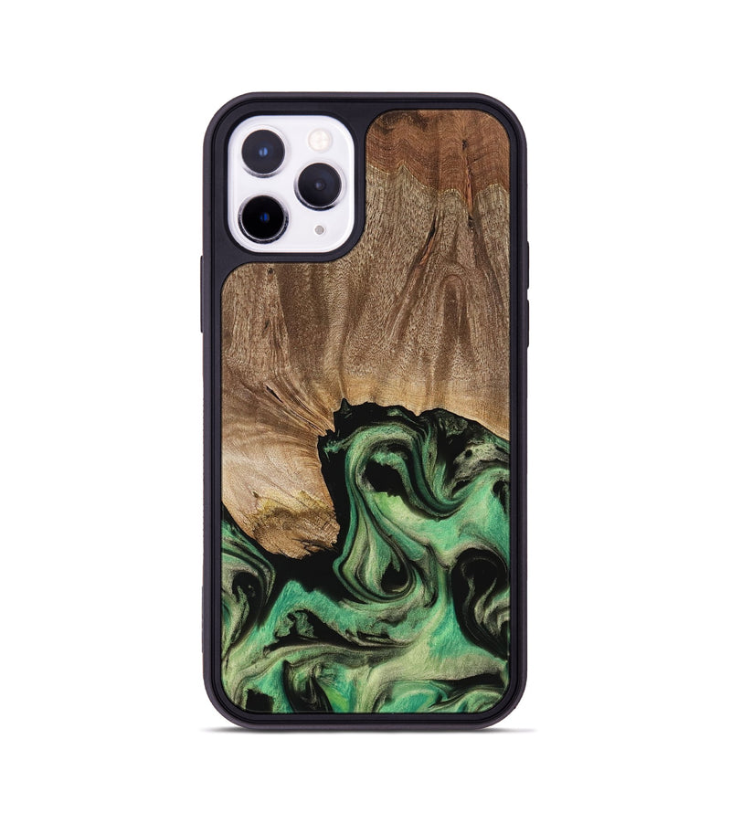 iPhone 11 Pro Wood Phone Case - Adele (Green, 741700)