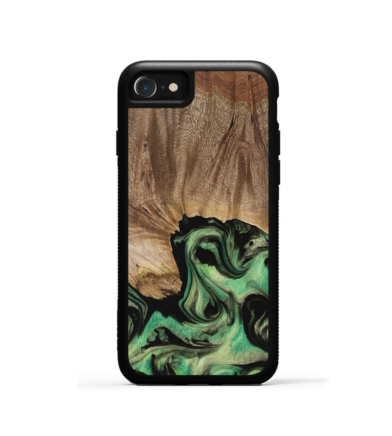 iPhone SE Wood Phone Case - Adele (Green, 741700)