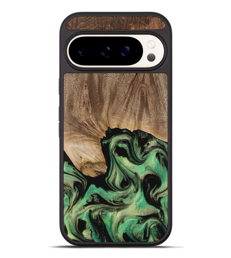 Pixel 9 Pro XL Wood Phone Case - Adele (Green, 741700)