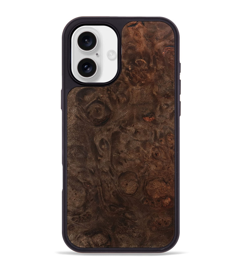 iPhone 16 Plus Wood Phone Case - Yoselin (Wood Burl, 741702)