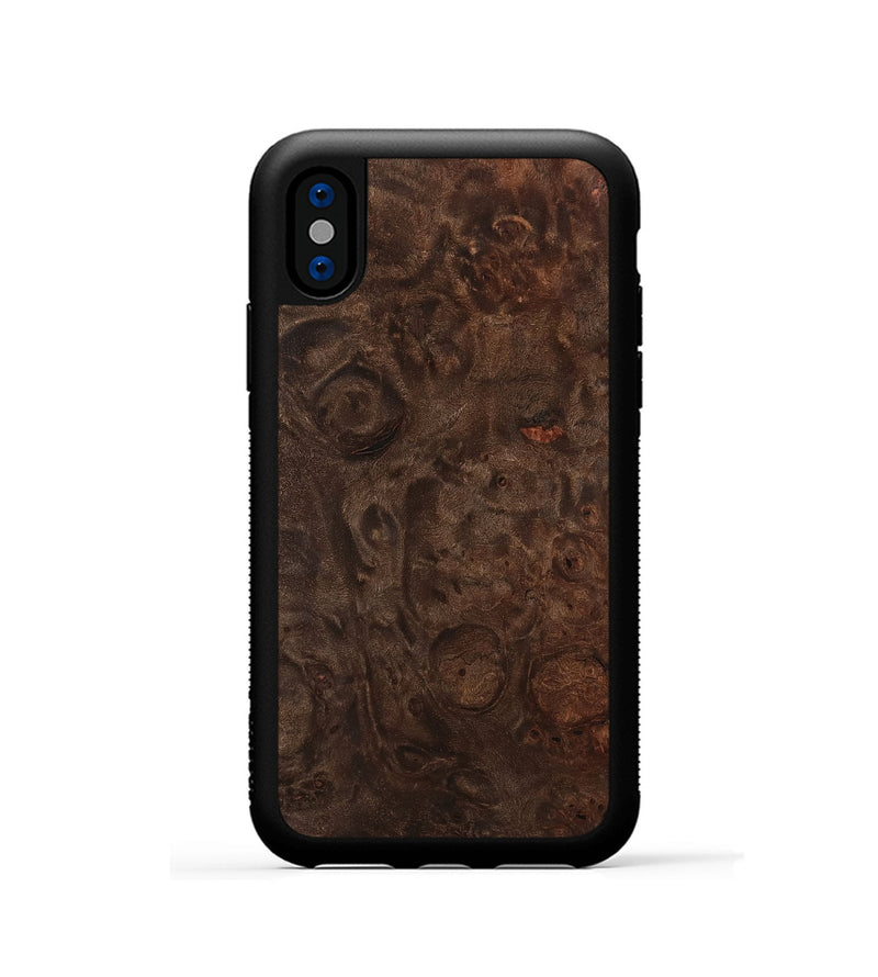 iPhone Xs Wood Phone Case - Yoselin (Wood Burl, 741702)