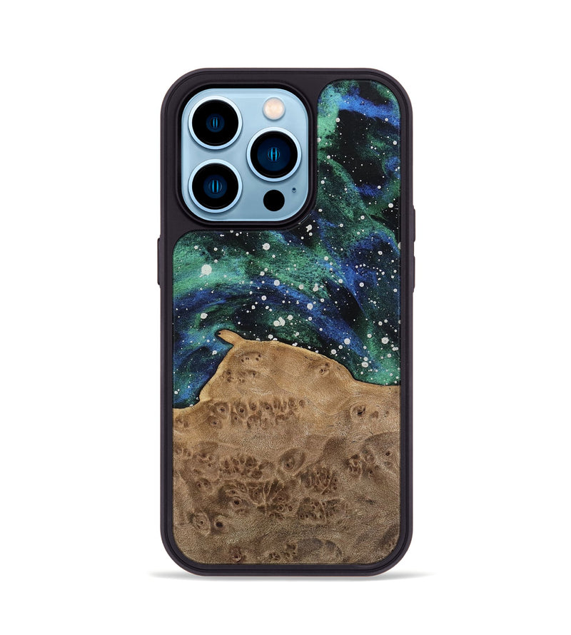 iPhone 14 Pro Wood Phone Case - Brittni (Cosmos, 741705)